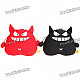 Little Demon Figure Doll Toy - Red/Black (Pair/Set)