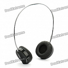 Rapoo H3070 2.4GHz Wireless Stereo Headset Headphone with Microphone & Volume Control - Black