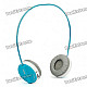 Rapoo H3070 2.4GHz Wireless Stereo Headset Headphone with Microphone & Volume Control - Blue