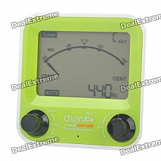 WMT-820 2.8" LCD Metronome & Tuner - Green + White (3xAAA)