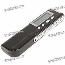 1.4" LCD Voice Recorder w/ MP3 Music Player - Black (2GB/2 x AAA)