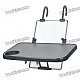 Multi-Purpose Folding Auto Car Seat Mount Laptop Table Cup Holder - Black