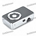 USB Rechargeable Screen-Free MP3 Player w/ 3.5mm Audio Jack/TF Slot - Black