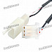 Universal Wired Remote Control Switch for Car LED Lamp - Black (DC 12V/140cm-Cable)