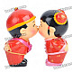 Chinese Style Magnetic Kissing Couple Dolls (Pair)