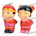 Chinese Style Magnetic Kissing Couple Dolls (Pair)