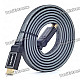 Gold Plated 3D 1080P HDMI V1.4 M-M Flat Connection Cable - Black (1.8M-Length)