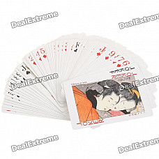 Ukiyo-E Sex Pattern Paper Playing Poker Cards (54-Piece Set)