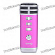 I9 Stylish Mini Portable KTV Singing Karaoke Player for Laptop / Cellphone - Deep Pink