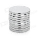 Super Strong Rare-Earth RE Magnets (20mm x 2mm / 10-Pack)