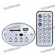 MP3 Player Module with Remote Controller/USB/SD