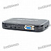Mini 1080P Full HD Media Player w/ HDMI/USB/SD/YPrPb/AV/VGA - Black