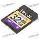 Genuine Lexar SDHC SD Memory Card - 32GB (Class 4)