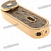 DOLPHIN Stainless Steel Butane Jet Torch Lighter - Golden