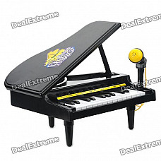 Simulation Electronic Piano Toy with 23-Key/15 Melodies/Voice Recording/Playback (3xAA)