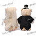 Cute Wedding Teddy Bears Couple Toys Dolls - Light Yellow