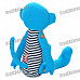 Stylish Fabric Art Monkey Style Doll Toy - Blue (Posture Adjustable)