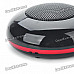 Rechargeable Wireless Bluetooth V2.0 Music Speaker Player with TF Slot - Black