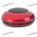 Rechargeable Wireless Bluetooth V2.0 Music Speaker Player with TF Slot - Red