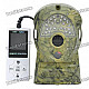 Digital 5MP Infrared Sensor SD Card Scouting Camera w / Remote Control - Camouflage Earth Color