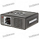 Mini LED Projector with HDMI/DC-IN/AV-IN/RGB-IN/YPbPr/USB/SD/MMC Card - Black