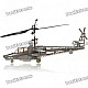 3-Channel Mini R/C Rechargeable Helicopter - Black + Grey