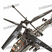 3-Channel Mini R/C Rechargeable Helicopter - Black + Grey