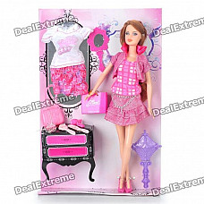 Ginni Lovely Fashion Dress Suit Girl Doll Toy Set (#83179)