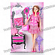 Ginni Lovely Fashion Dress Suit Girl Doll Toy Set (#83179)