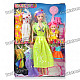 Charming Lovely Fashion Dress Suit Sisters Doll Toy Set (#8852)