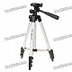 Universal Retractable Camcorder Camera Tripod - Silver + Black