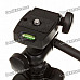 Universal Retractable Camcorder Camera Tripod - Silver + Black