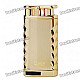 TIGER Stainless Steel Windproof Butane Jet Torch Lighter - Golden