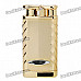 TIGER Stainless Steel Windproof Butane Jet Torch Lighter - Golden