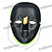 Stylish 3D Skull Noctilucent Mask Toy