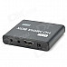 Mini 1080P HD Media Player with HDMI/AV/USB/SD/MMC - Black