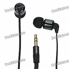 AWEI 3.5 mm In-ear Cushion Style Stereo Earphone - Black