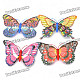 Decorative Beautiful Magnetic Butterfly Fridge Sticker - Random Style/Color (4 Piece Pack)