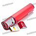 1" LCD Portable Fashion Music Speaker Player with FM/Line In/USB/SD - Red