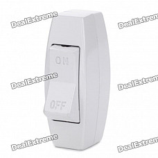 Creative Power Switch Style Windproof Butane Jet Torch Lighter - White