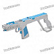 Plastic Motion Plus Function Shot Gun for Wii Remote and Nunchuck