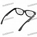 Stylish Non-Flash Circularly Polarized 3D Glasses - Grey + Black