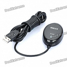 Genuine HOLUX USB GPS Receiver - Black