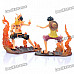 One Piece Fighting Monkey D Luffy and Portagas D Ace PVC Figures Toys