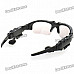 Cool Rechargeable Bluetooth V3.0+EDR Stereo Headset Sunglasses w/ Microphone (5 Hours-Talk)