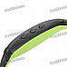 Rechargeable Sports Bluetooth V3.0 Headset w/ Microphone - Green (120 Minutes-Talk)