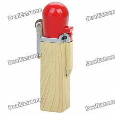 Match Style Windproof Butane Jet Torch Lighter - White