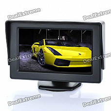 4.3" LCD Monitor for Visual Reversing/Vehicles Reverse Camera (DC 12~24V)