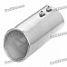 Stylish Stainless Steel Protective Car Exhaust Pipe Muffler - Silver