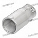 Stylish Stainless Steel Protective Car Exhaust Pipe Muffler - Silver